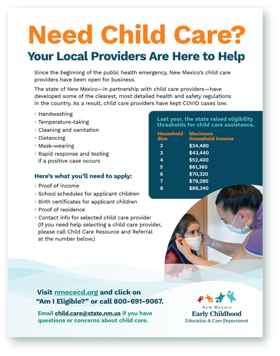 Child Care Assistance Early Childhood Education & Care Department