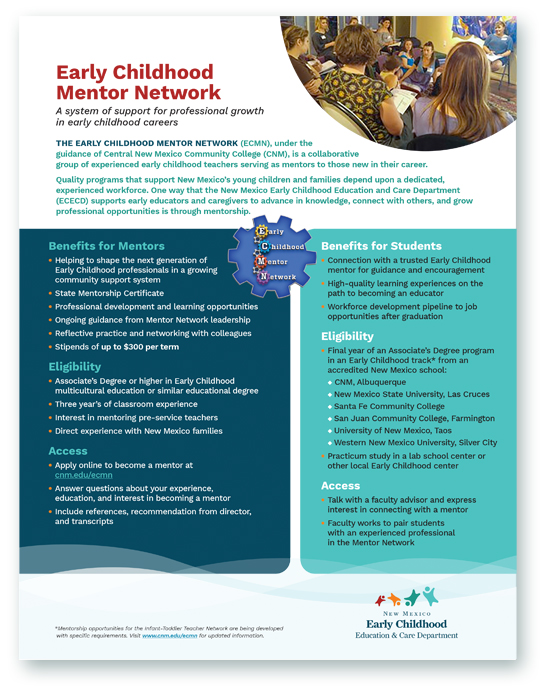 Early Childhood Scholarship flyer