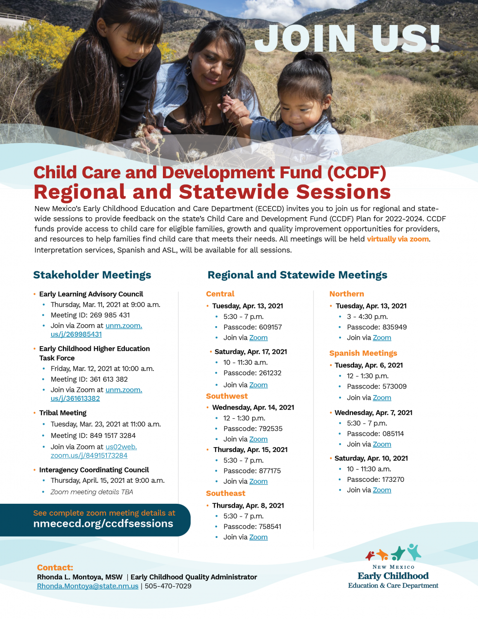 Weekly Provider Newsletter March 12, 2021 Early Childhood Education