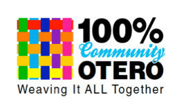 100% Community Otero logo